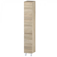 GEM S, шкаф-колонна, напольный, правый, 30 см, светлый дуб