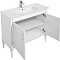 Комплект мебели для ванной Aquanet Селена 105 белый/серебро (2 дверцы)