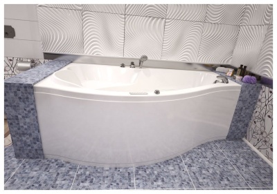 Акриловая ванна Aquanet Palma 170x90/60 L