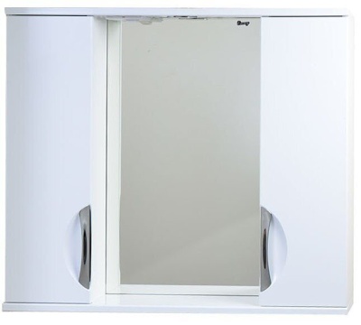 Зеркало со шкафчиками МИЛЛИ  80 с подсветкой
