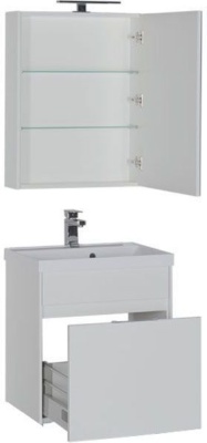 Мебель для ванной Aquanet Латина 60 белый (1 ящик)