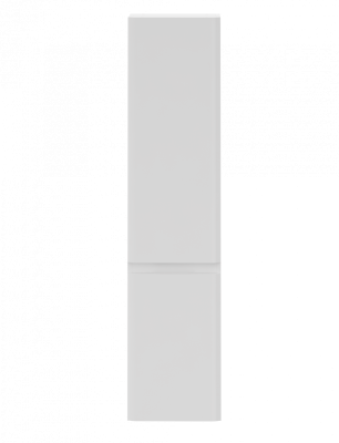 BLISS, Шкаф-колонна подвесной, правый, 34см, двери с доводчиками, белый,глянец