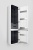 Sensation, Шкаф-колонна, подвесной, правый, 40 см, двери, белый, глянцевая, шт