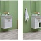 Мебель для ванной Aquanet Ирис 60 белый (1 ящик, 2 дверцы)