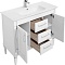 Комплект мебели для ванной Aquanet Селена 105 белый/серебро (3 ящика, 2 дверцы)