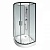 Joy, Душевая кабина без г/м 900х900х2160, стекло прозрачное, профиль графитовый