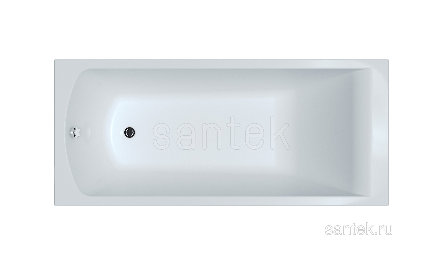 Ванна Santek Фиджи 150х75 прямоугольная 1WH501598
