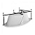 Каркас сварной для акриловой ванны Aquanet Capri 160x100 L/R
